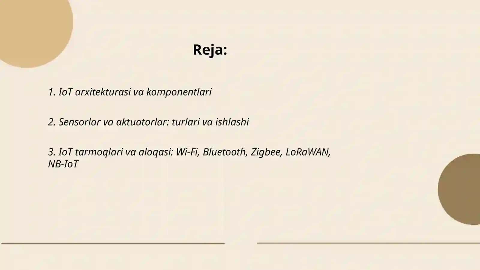 Internet narsalar (IoT) texnologiyasi va qo‘llanilishi 2