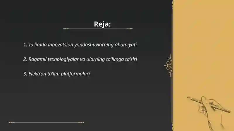 Ta'lim rivojlanishining yangi pedagogik texnologiyalarning mohiyati 2