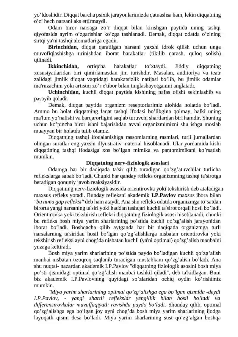 DIQQAT VA SEZGI 2