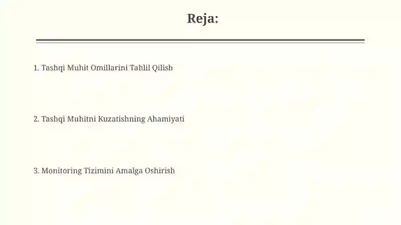 Tashqi muhit monitoringgi 2
