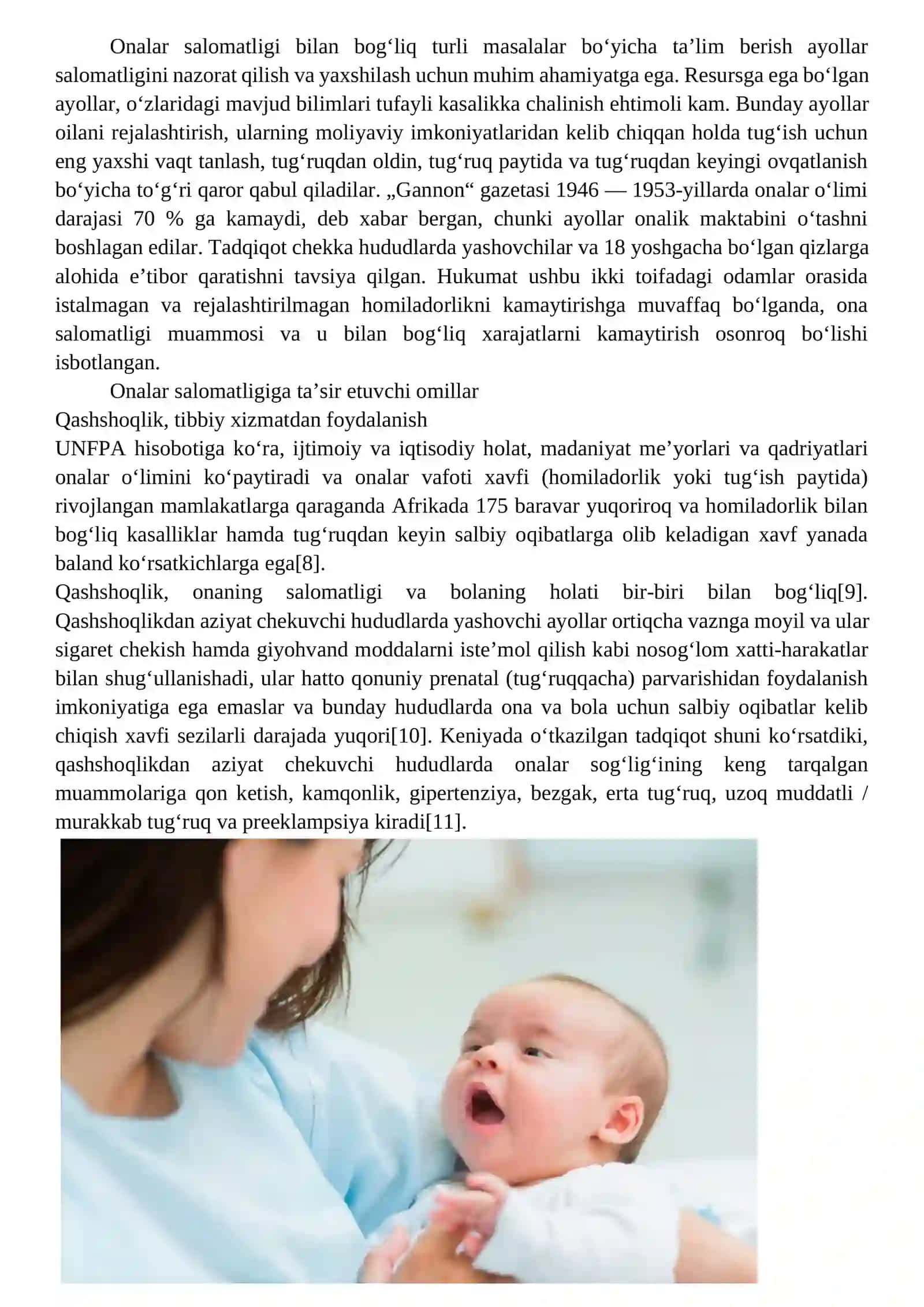 Bexatar onalik davri 2