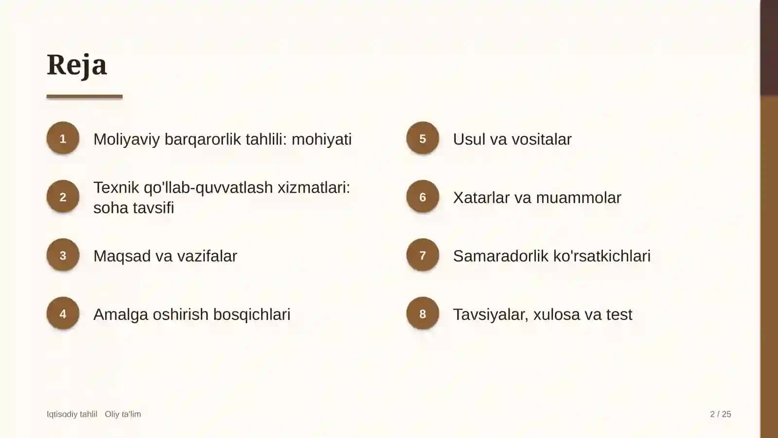 texnik qo'llab quvvatlash xizmatlarida moliyaviy barqarorlik tahlili 2479 2