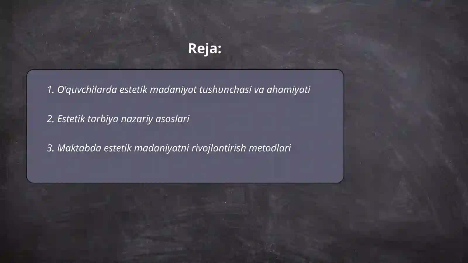 O'quvchilarda estetik madaniyatni shakllantirish 2