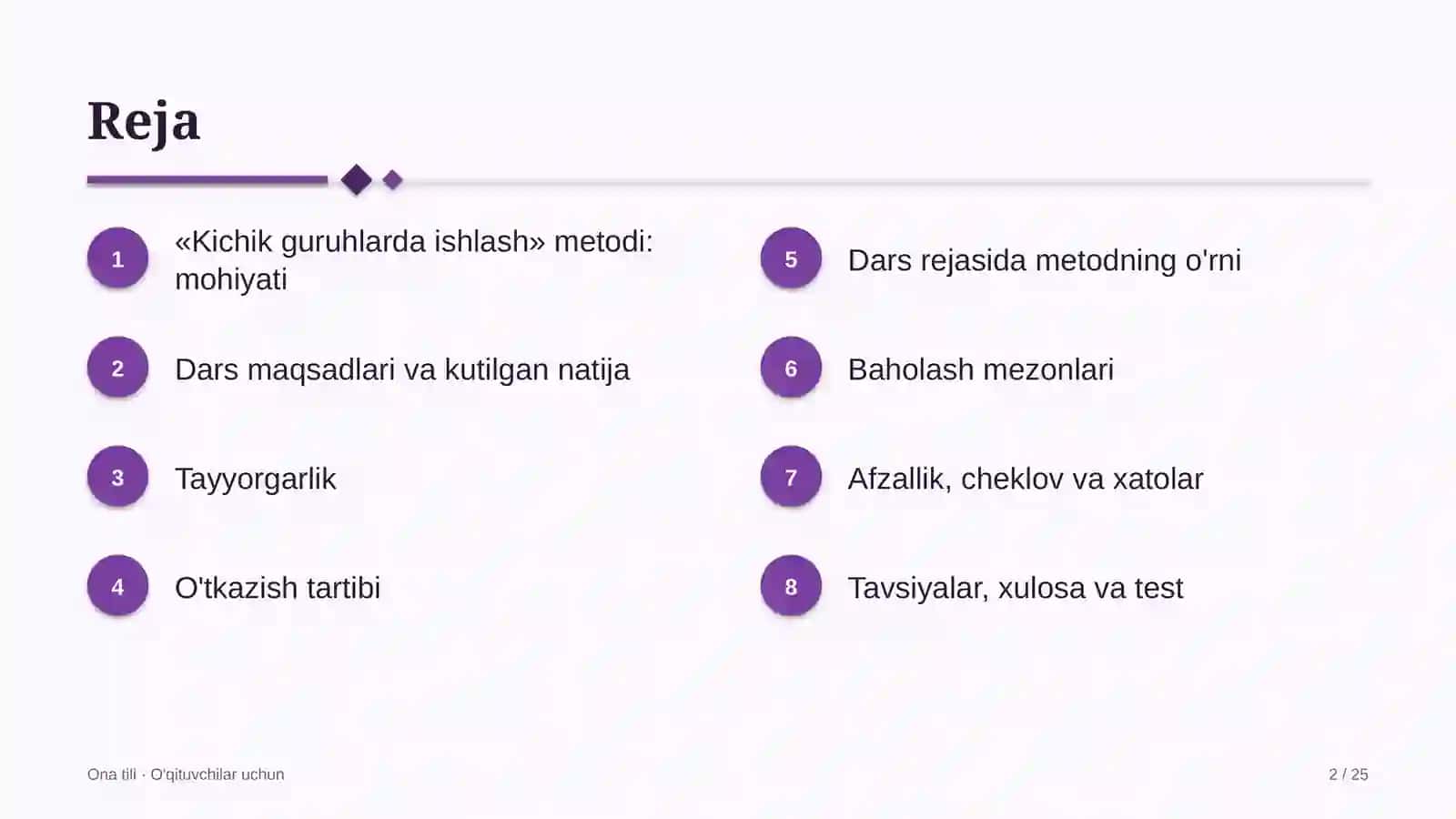 ona tili darslarida kichik guruhlarda ishlash metodidan foydalanish 9661 2