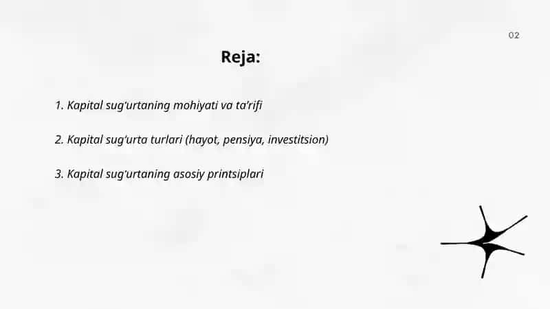 Kapital sugʻurta 2