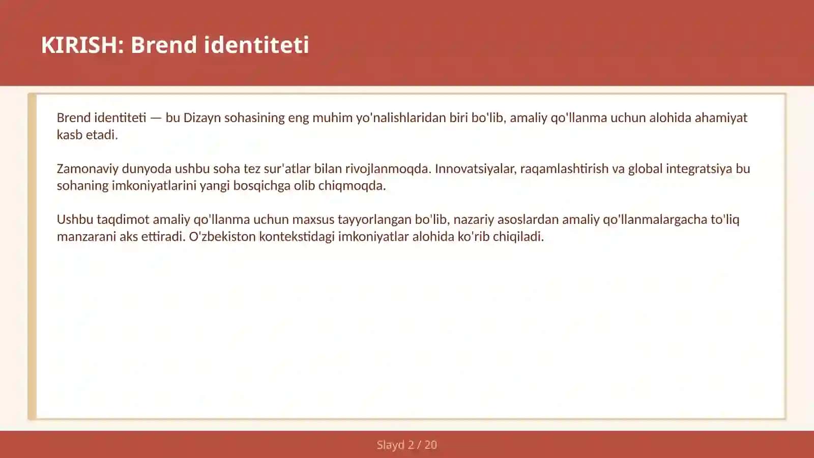 Brend identiteti 2