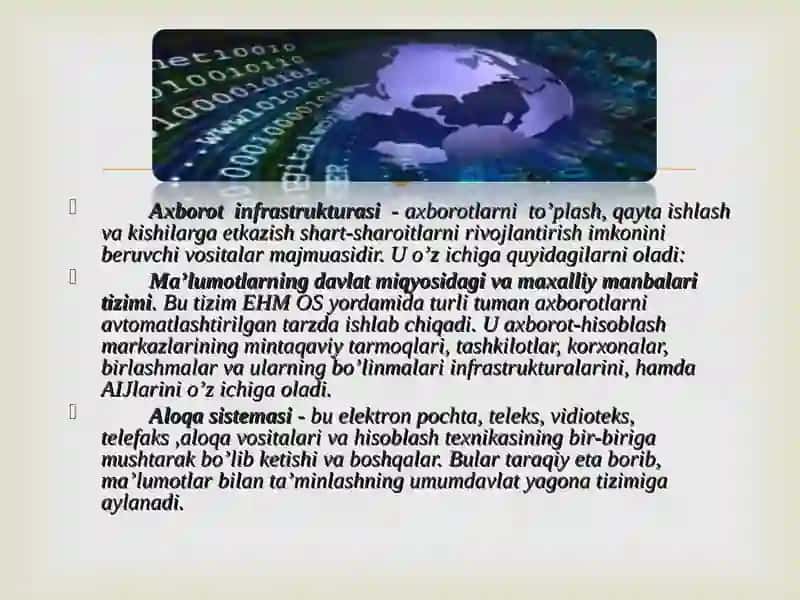 Aхbоrоtni ishlash texnikasi 2
