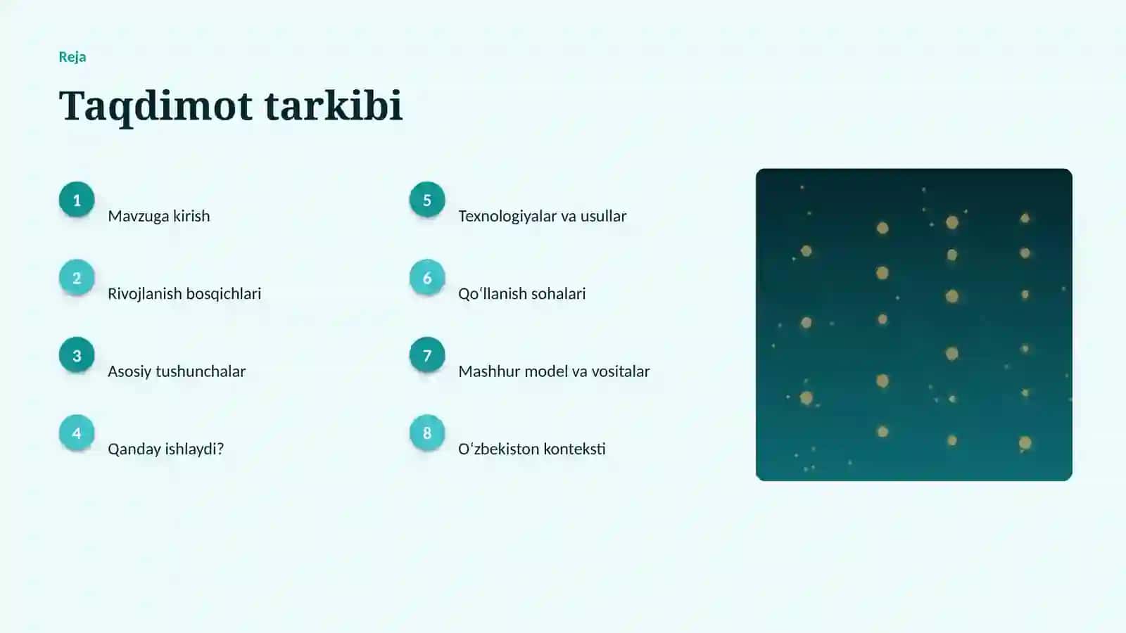 SUNʼIY INTELLEKT • PROFESSIONAL TAQDIMOT 2
