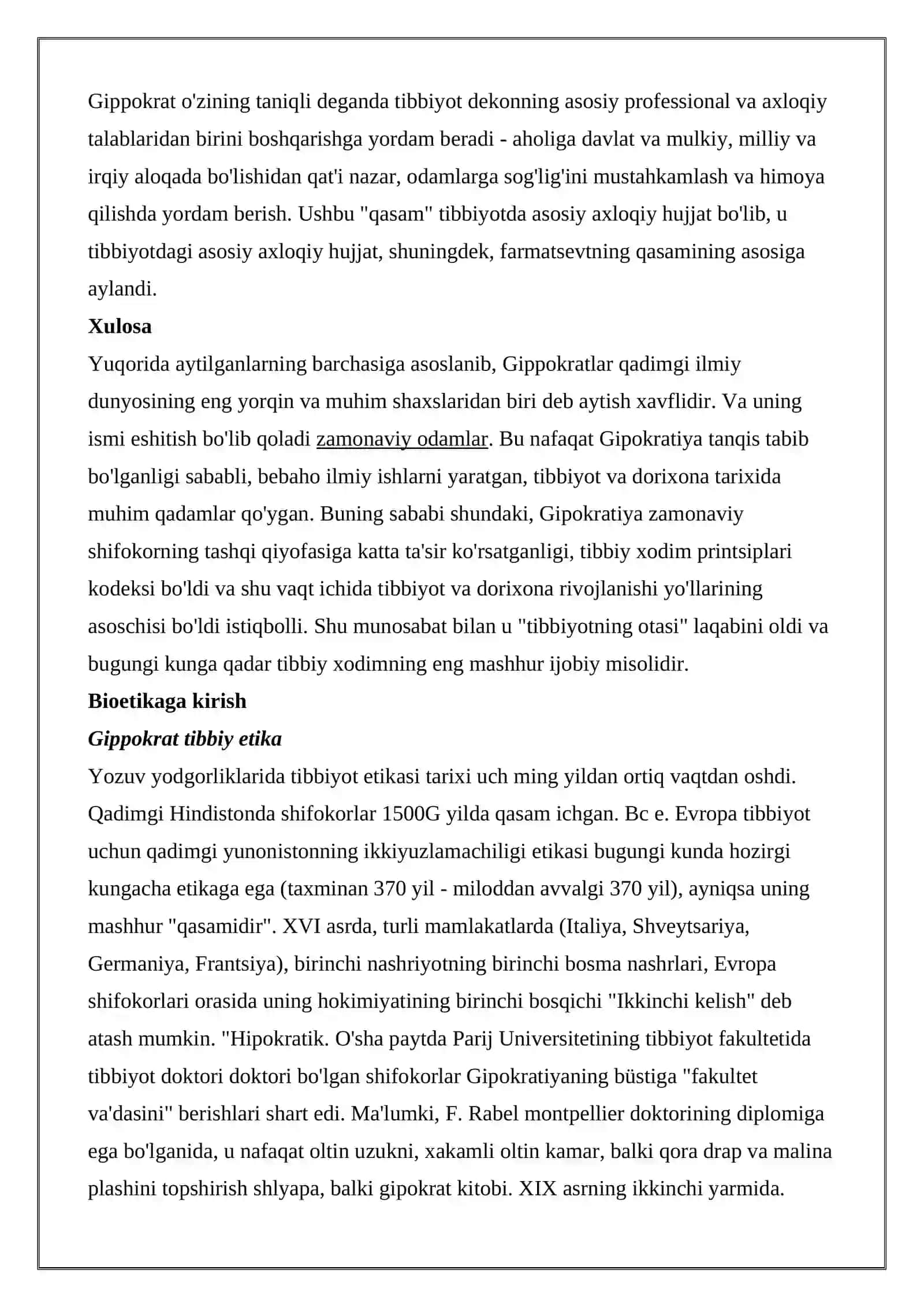 GIPOKRAT VA GALIN ULARNING G'OYALARI 2
