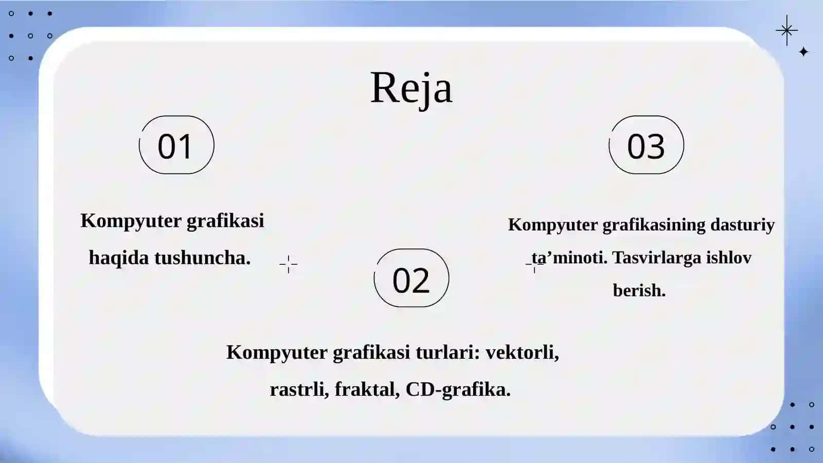 Kompyuter grafikasi 2