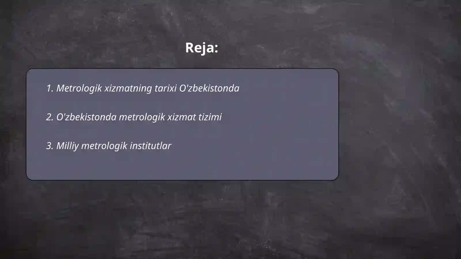 O'zbekiston Respublikasida Metrologik hizmat tuzulmasi 2