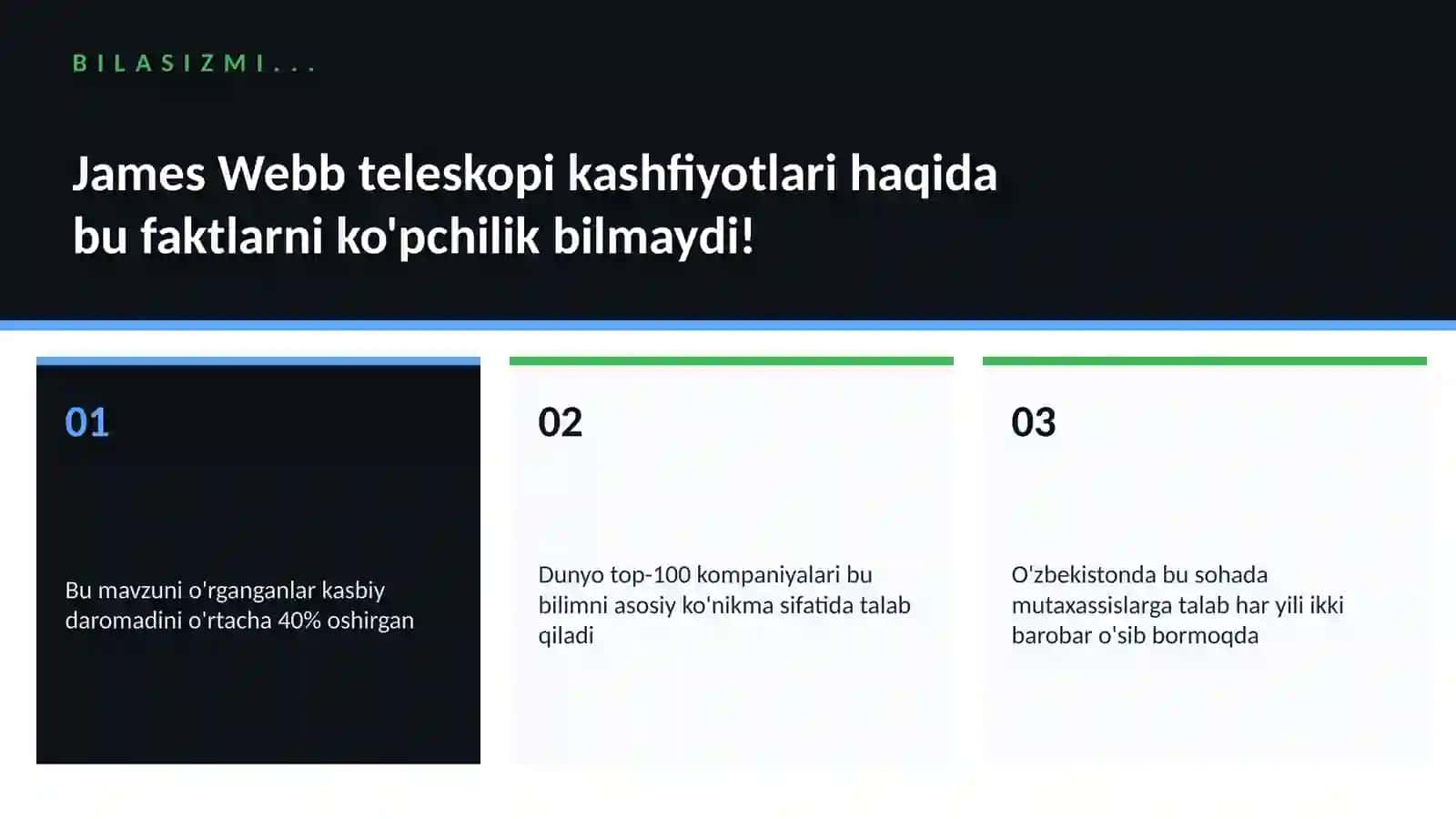 James Webb teleskopi kashfiyotlari 2