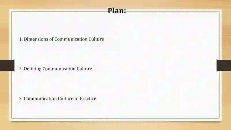 Communication culture 2