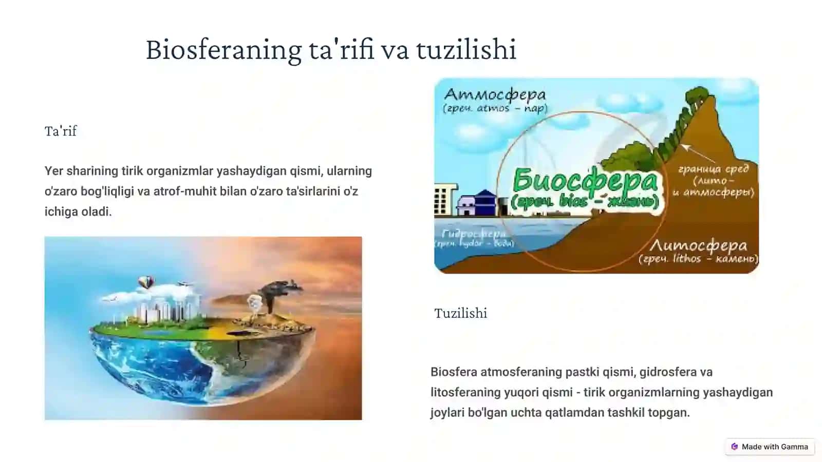 Biosfera evolyutsiyasi 2