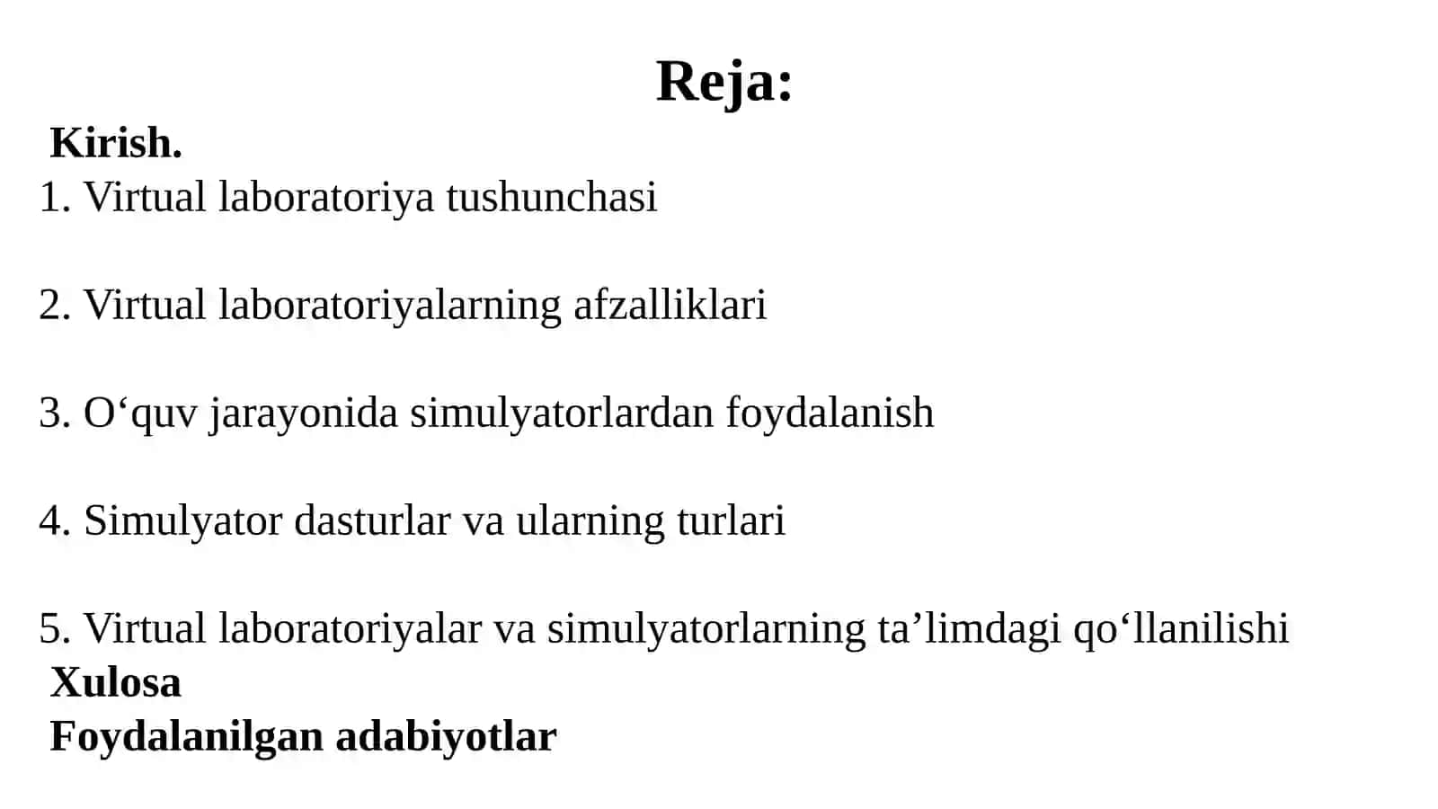 "Virtual laboratoriyalar" mavzusida tayyor slayd 2