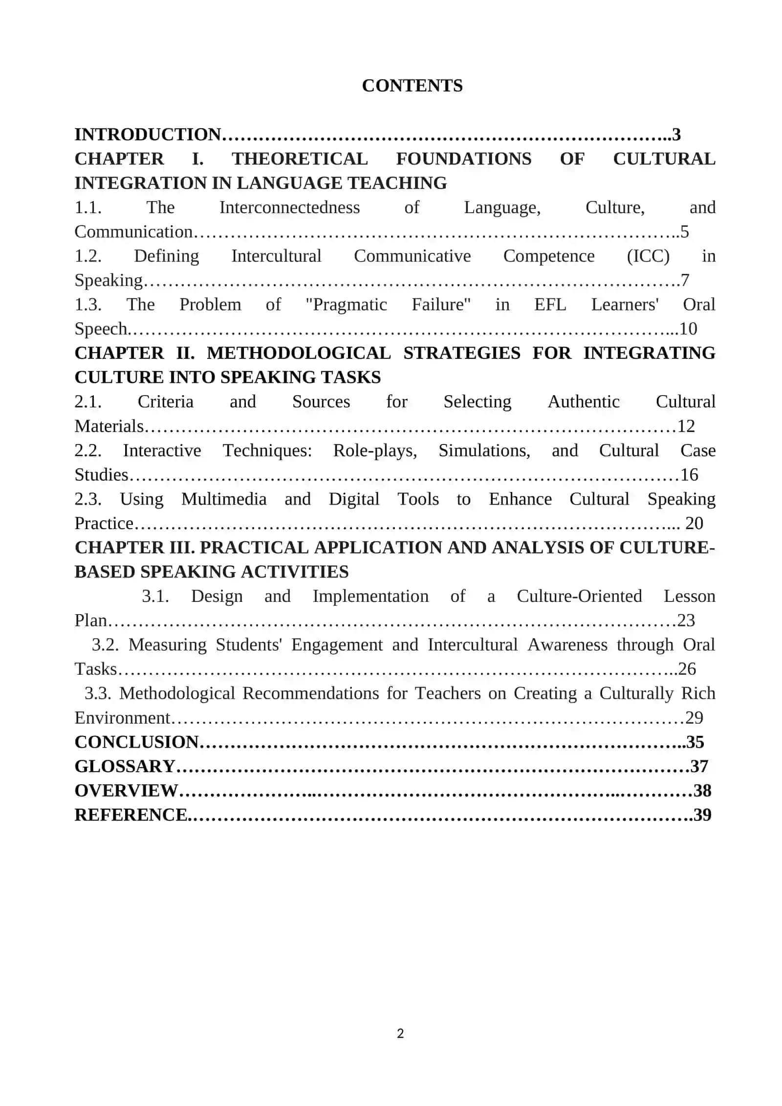 INTEGRATING CULTURAL CONTENT INTO SPEAKING TASKS 2