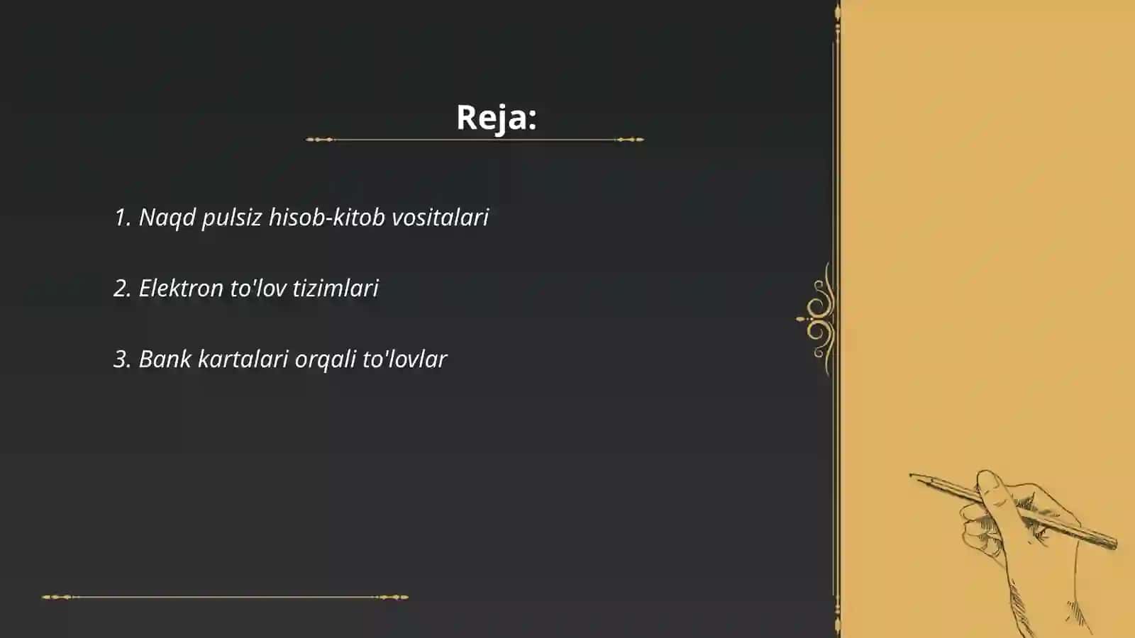 Naqd pulsiz hisob-kitob vositalari 2