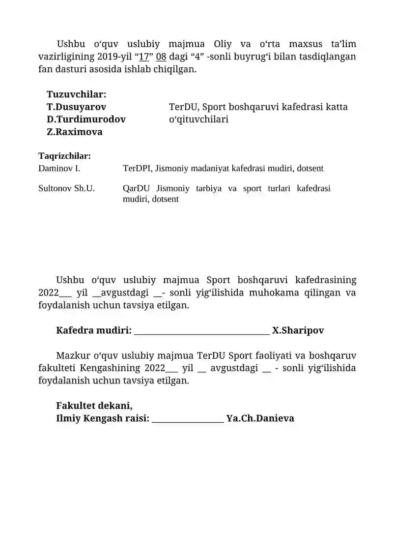O‘quv uslubiy majmua TERMIZ 2