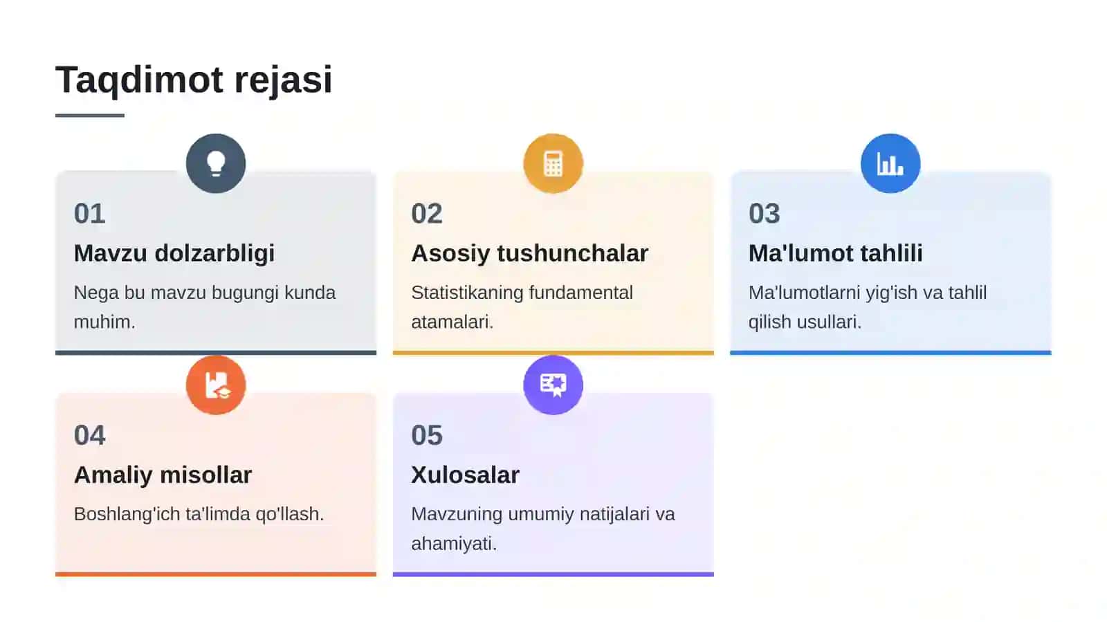 Matematik  statistikaning  asosiy  tushunchalari 2