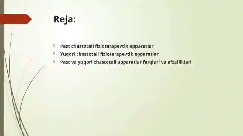 Past va yuqori chastotali fizioterapevtik apparatlar. Ularni ishlashining fizik asoslari 2