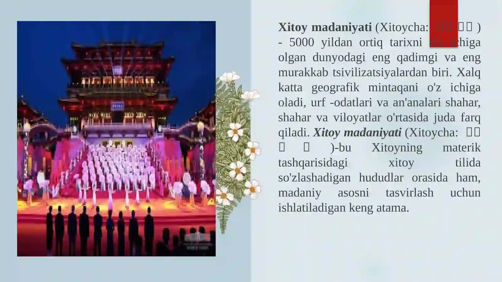Xitoy madaniyat 2