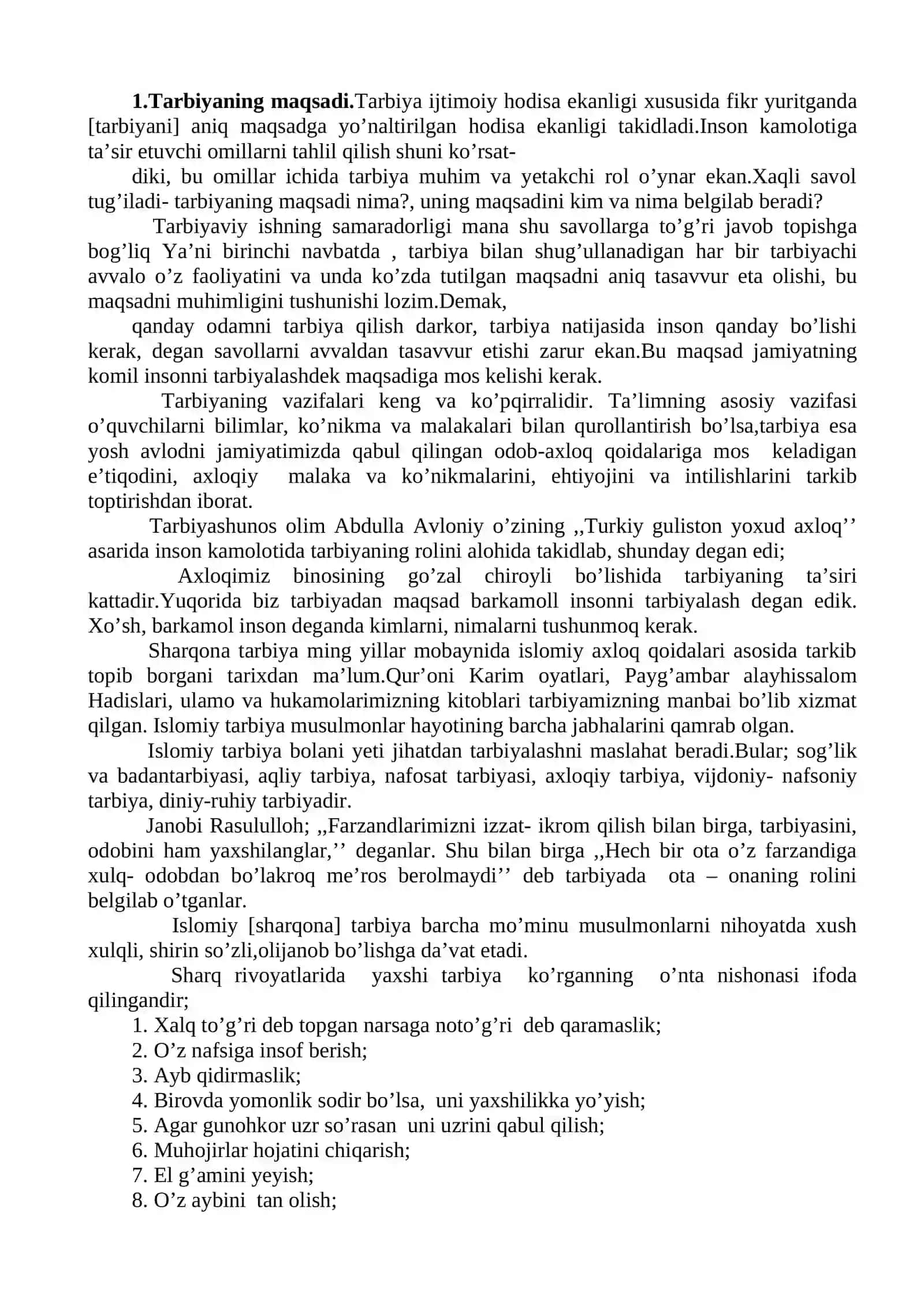 O'qitishning ta'limiy tarbiyaviy va kamol toptiruvchi vazifalari 2