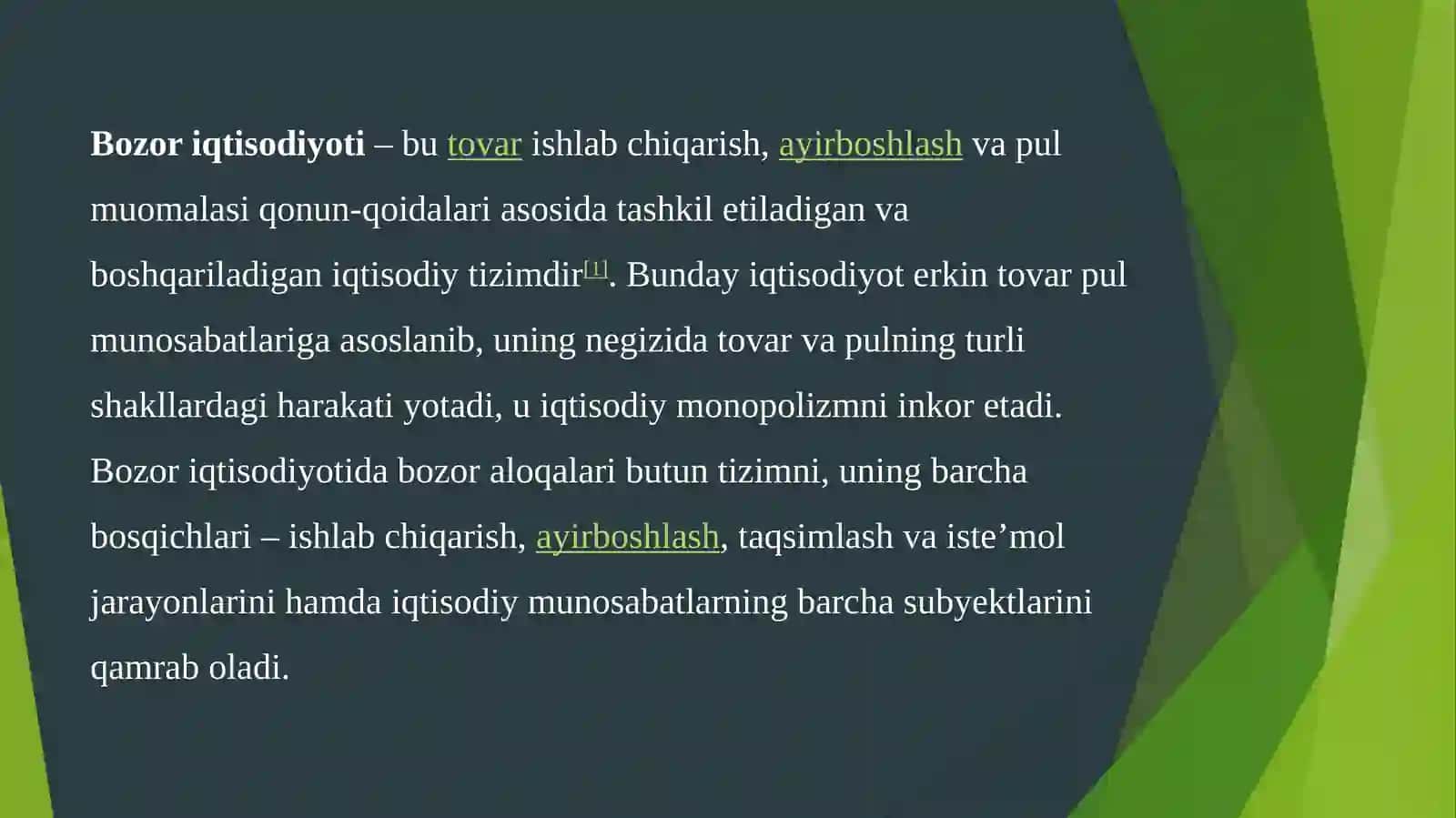 Bozoriqtisodiyotigaoʻtishningoʻzbekmodelivauningoʻzigaxosxususiyatlari 2