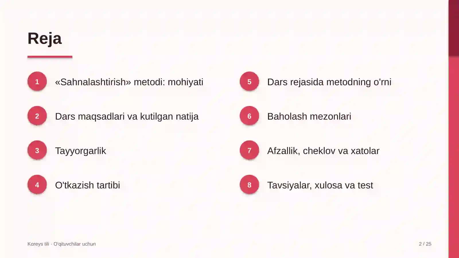 koreys tili darslarida sahnalashtirish metodidan foydalanish 6587 2