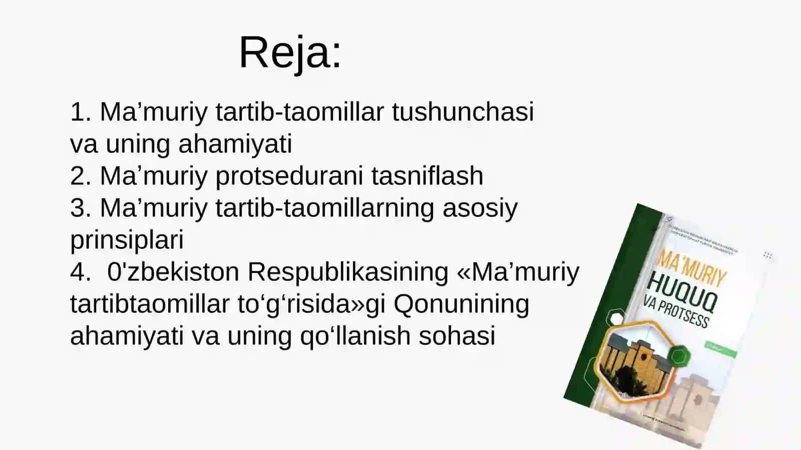Maʼmuriytartib taomillari 2