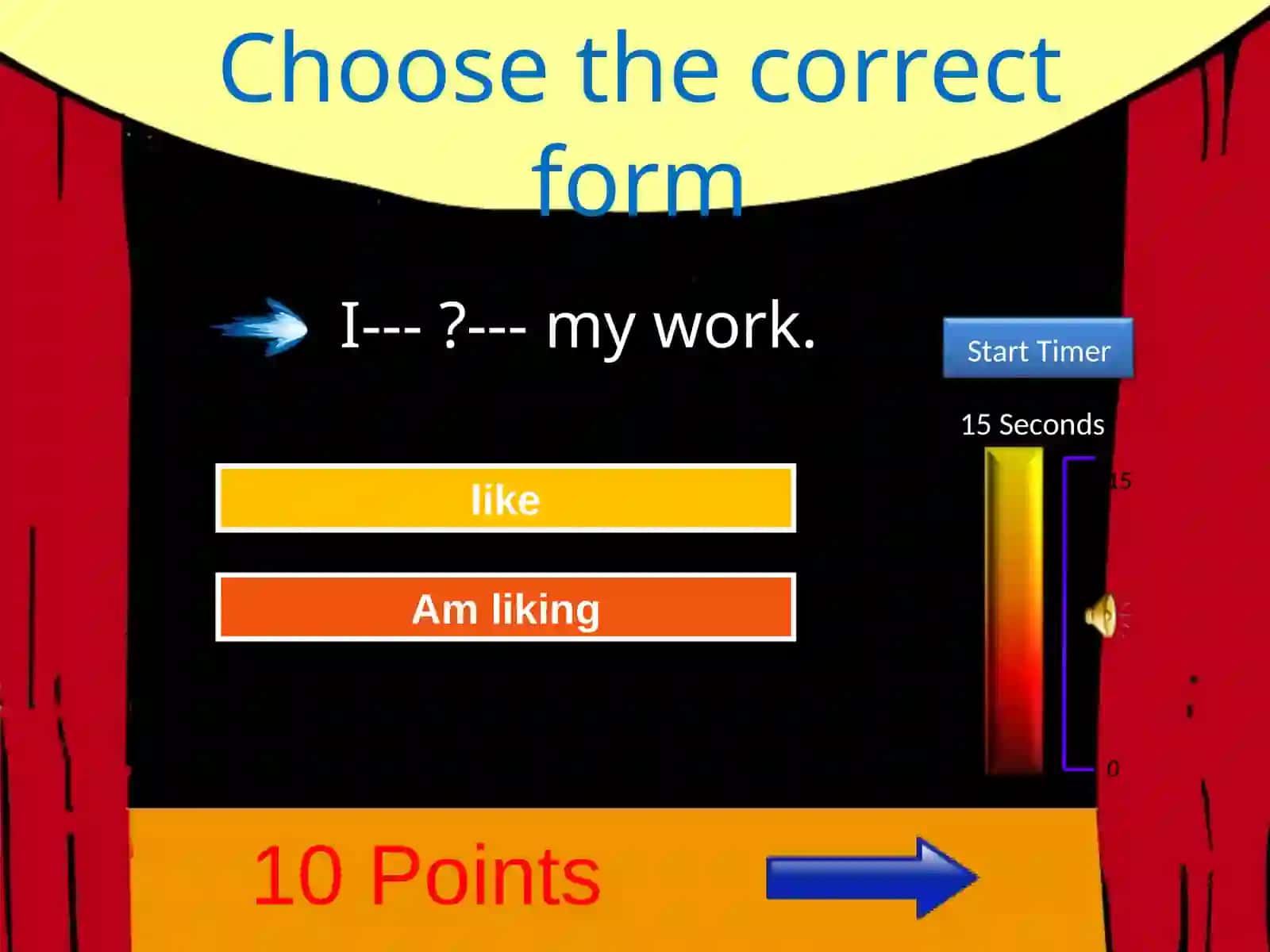 Choose the correct form 2