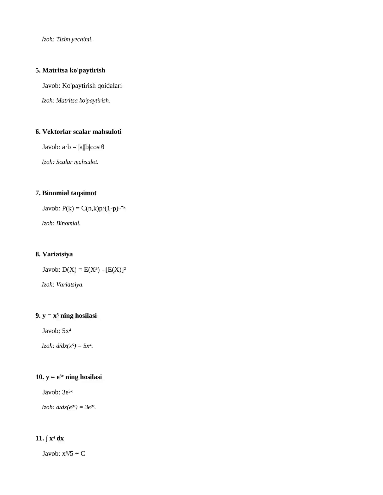 11-sinf-SINF MATEMATIKA FANIDAN NAZORAT ISHI 2
