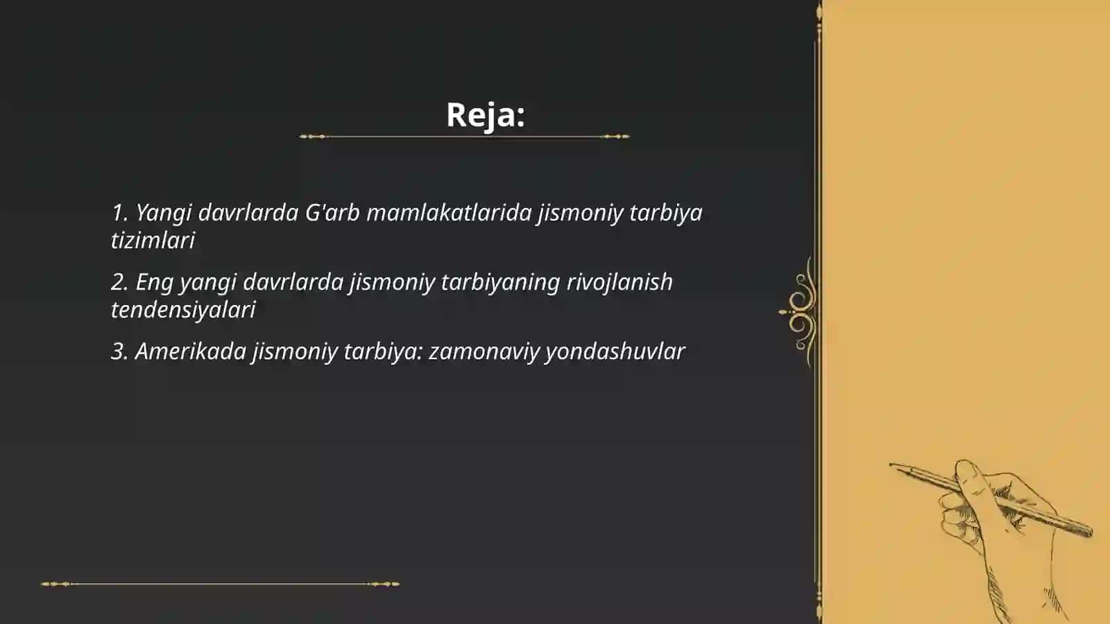Yangi davrlarda G'arb mamlakatlarida jismoniy tarbiya tizimlari 2
