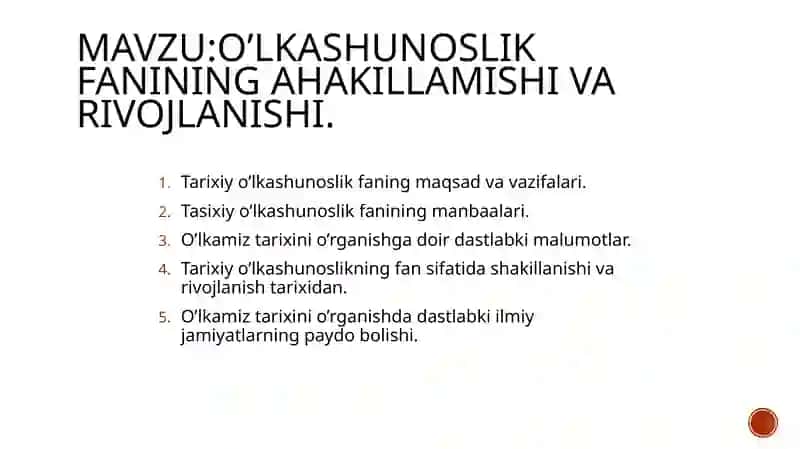 Tarixiy o’lkashunoslik 2