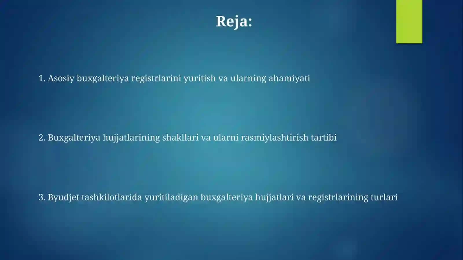 Byudjet tashkilotlarida yuritiladigan hisob hujjatlari hamda registrlari shakllari 2