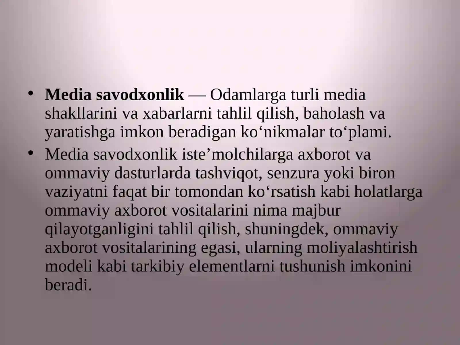 Mediasavodxonlikni rivojlantirish yo’llari 2