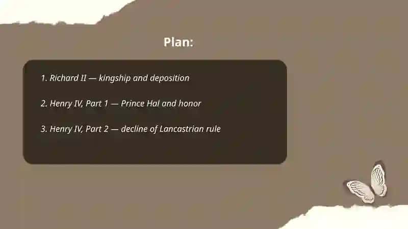 Shakespeare's historical plays 2