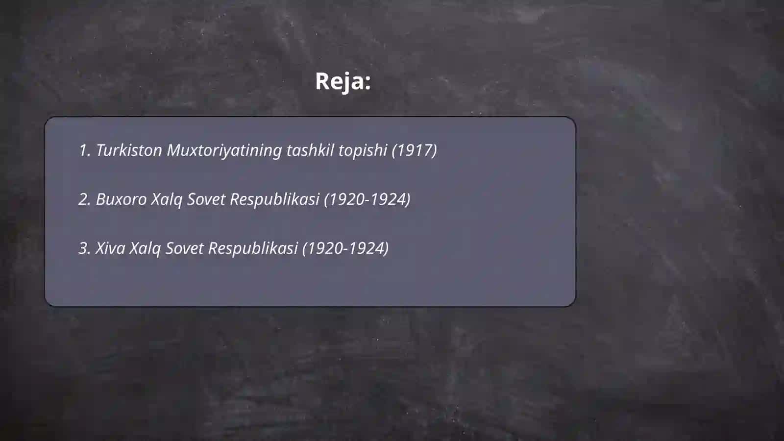 Turkistonning (1917-1924)tarixiy geografiyasi 2