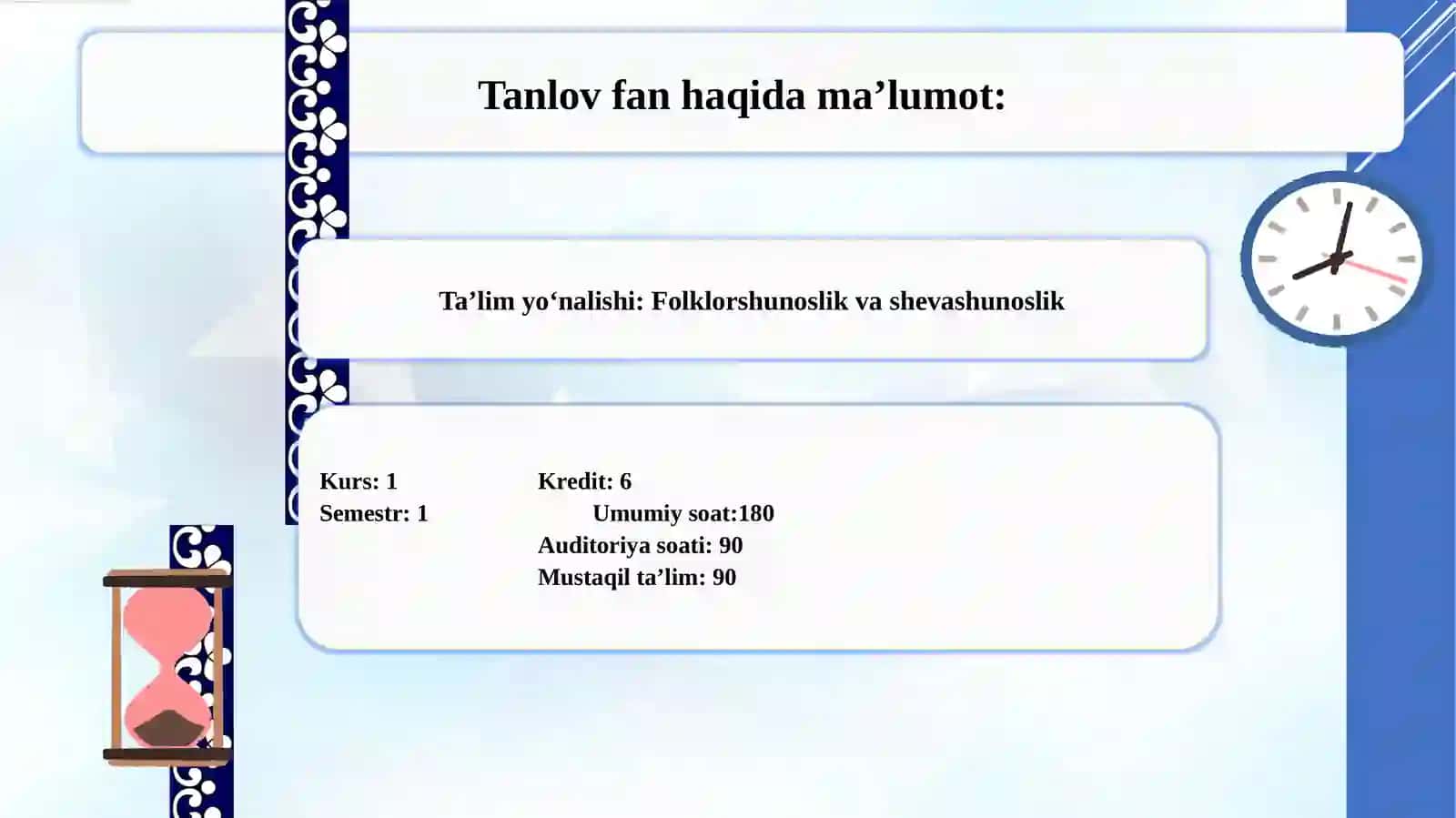 O'zbek folklori fani 2