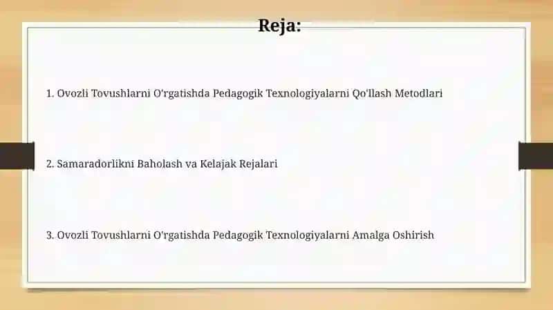 Ovozli Tovushlarni O'rgatishda Pedagogik Texnologiyalarni Qo'llash Metodlari 2