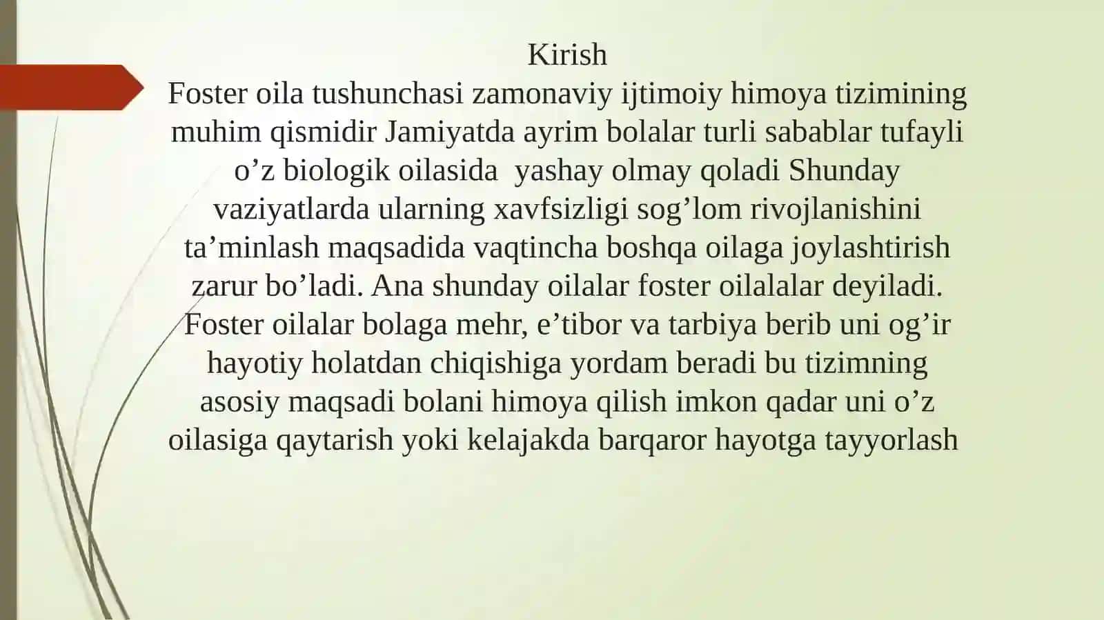 AQSHda Bolani fostir oilaga berish tartibi 2