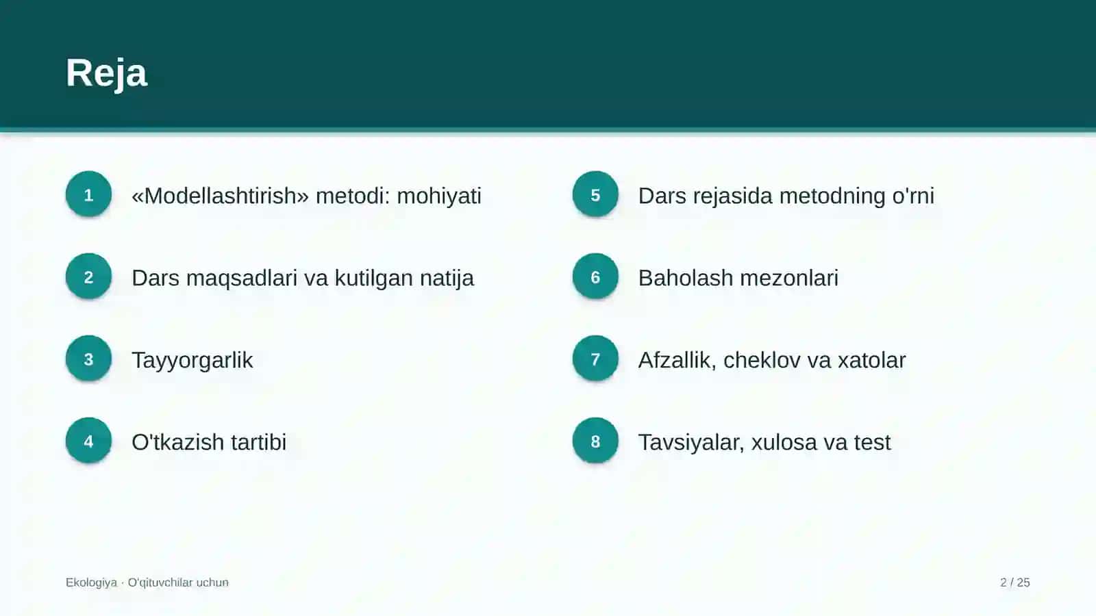 ekologiya darslarida modellashtirish metodidan foydalanish 7526 2