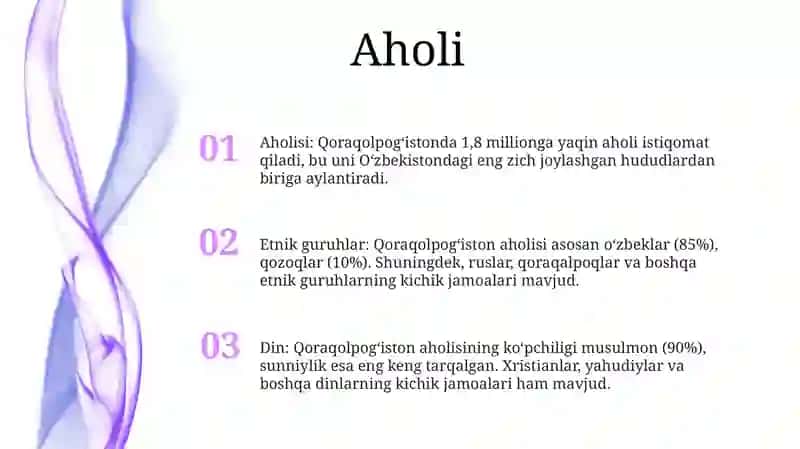 QoraqolpogʻIston Statistikasi 2