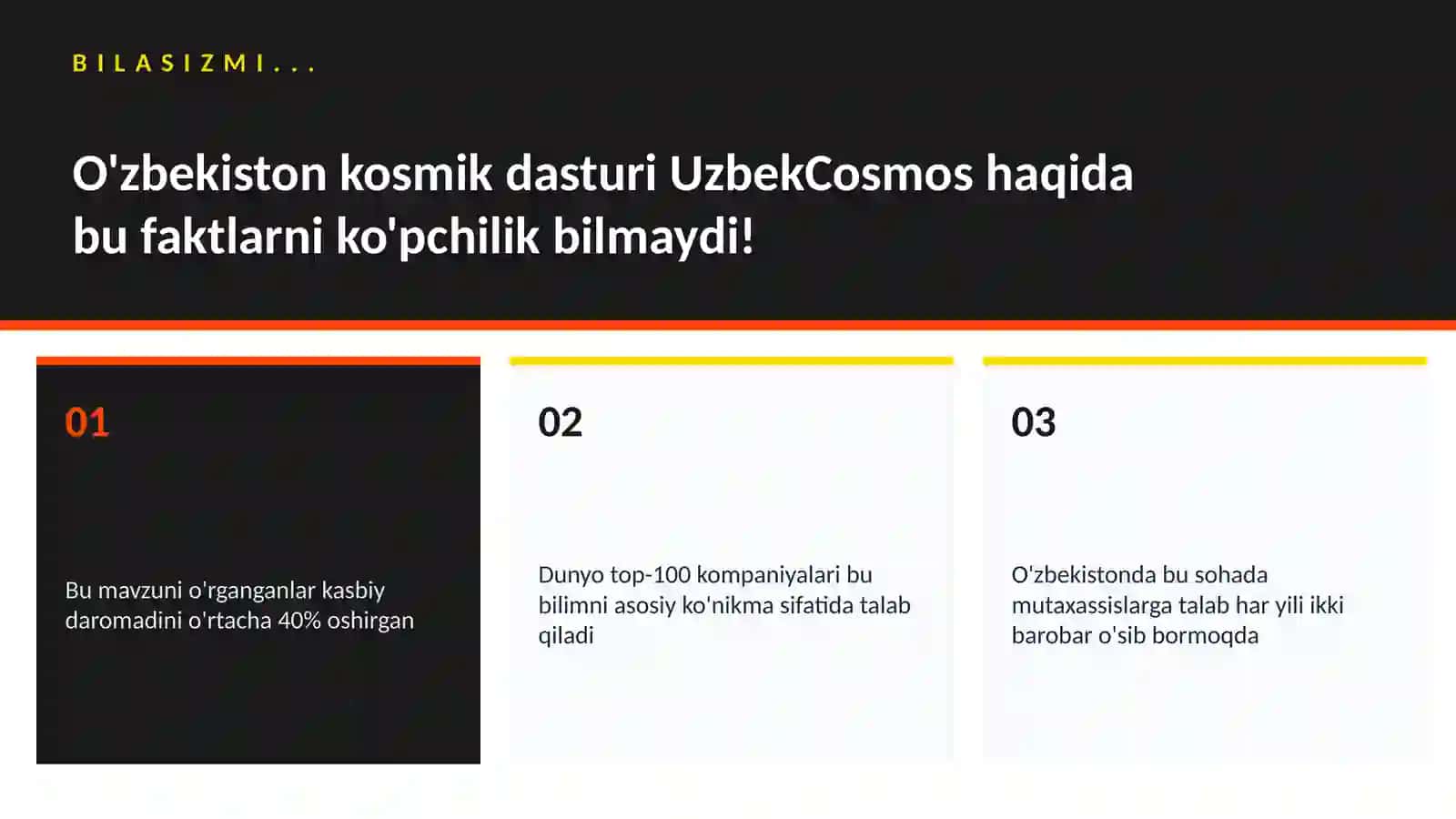 KOSMIK TEXNOLOGIYALAR 2