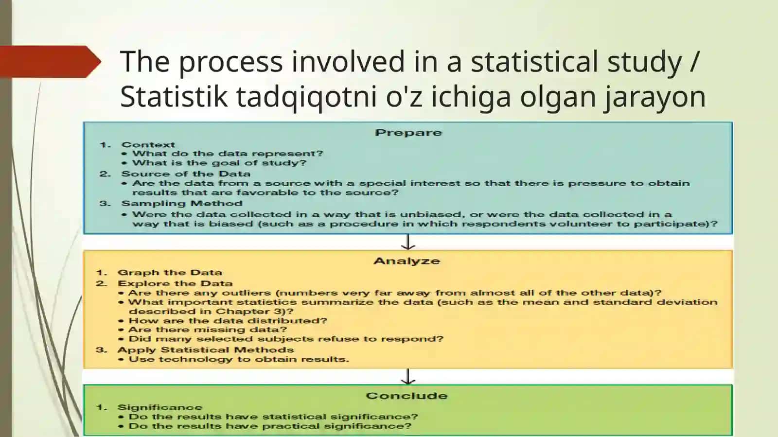 Statistik  tadqiqotning metodologiyasi 2