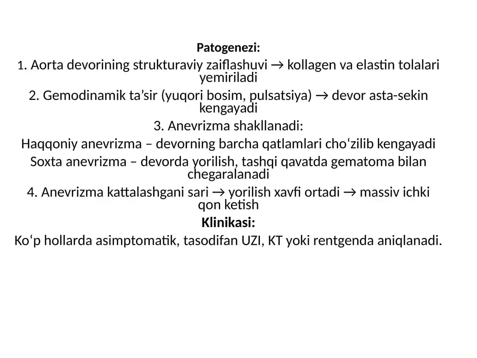 Aorta anevrizmasi 2