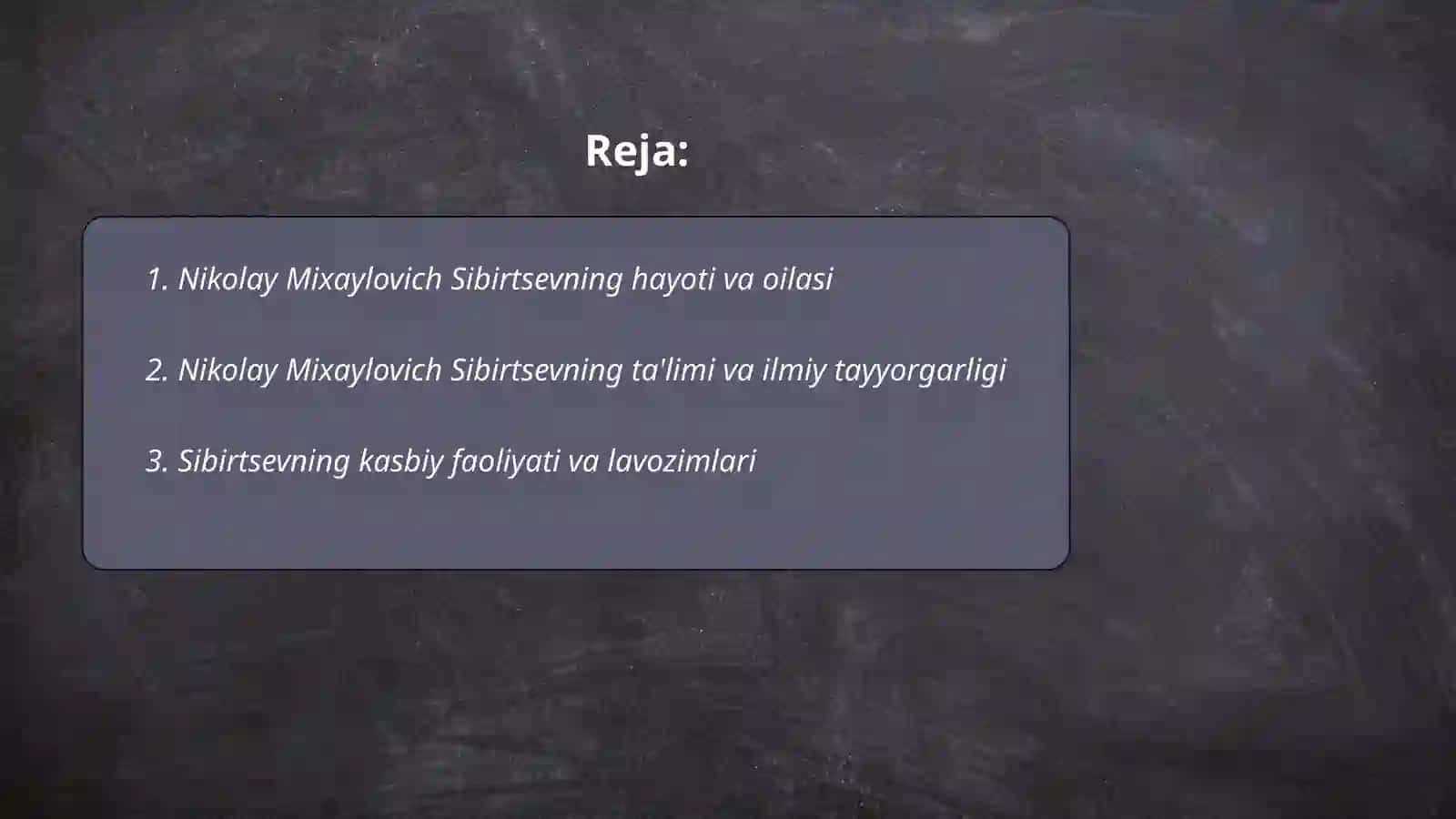 Nikolay Mixaylovich Sibirtsevning hayoti va oilasi 2