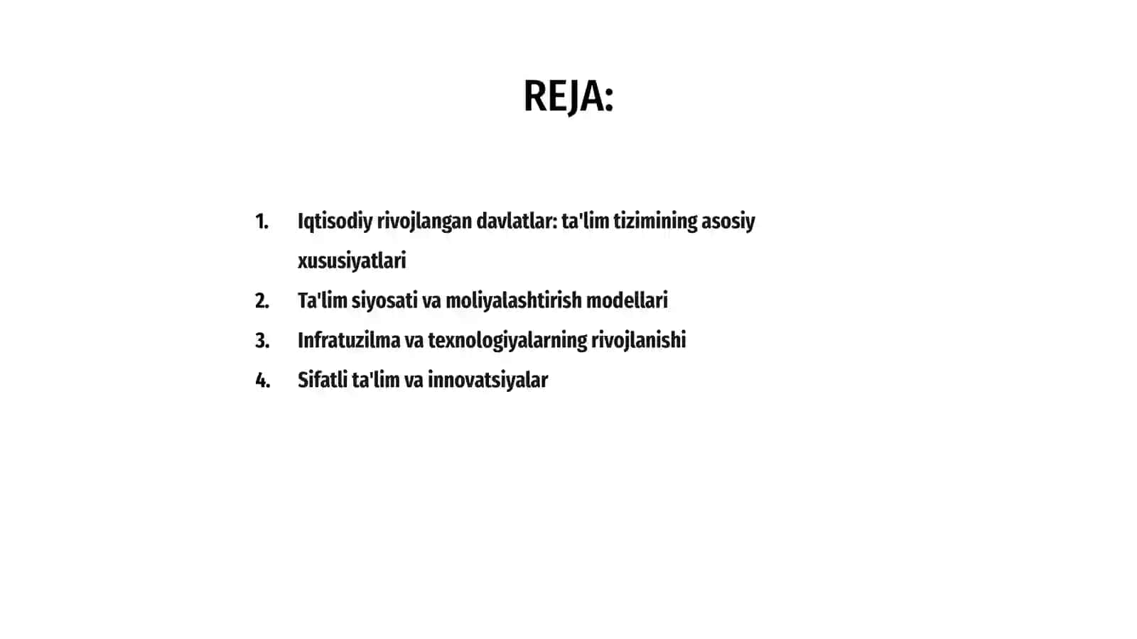 Iqtisodiy rivojlangan davlatlarda ta'lim tizimi 2