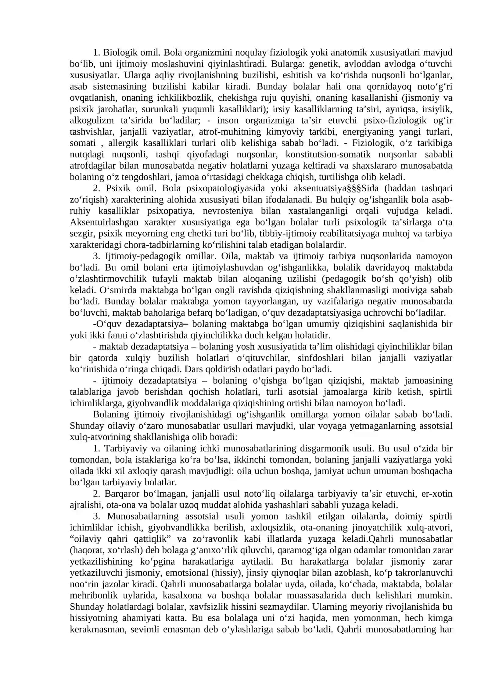 6-mavzu. Meyoridan o ‘g’ish va deviatsiya ijtimoiy muammo sifatida 2