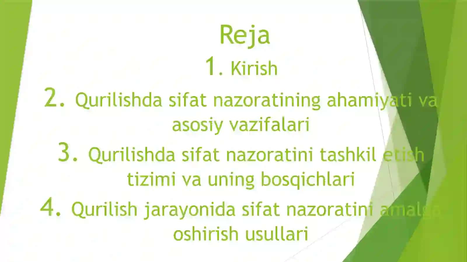 Qurilishdasifat nazoratini tashliletish tizimi 2