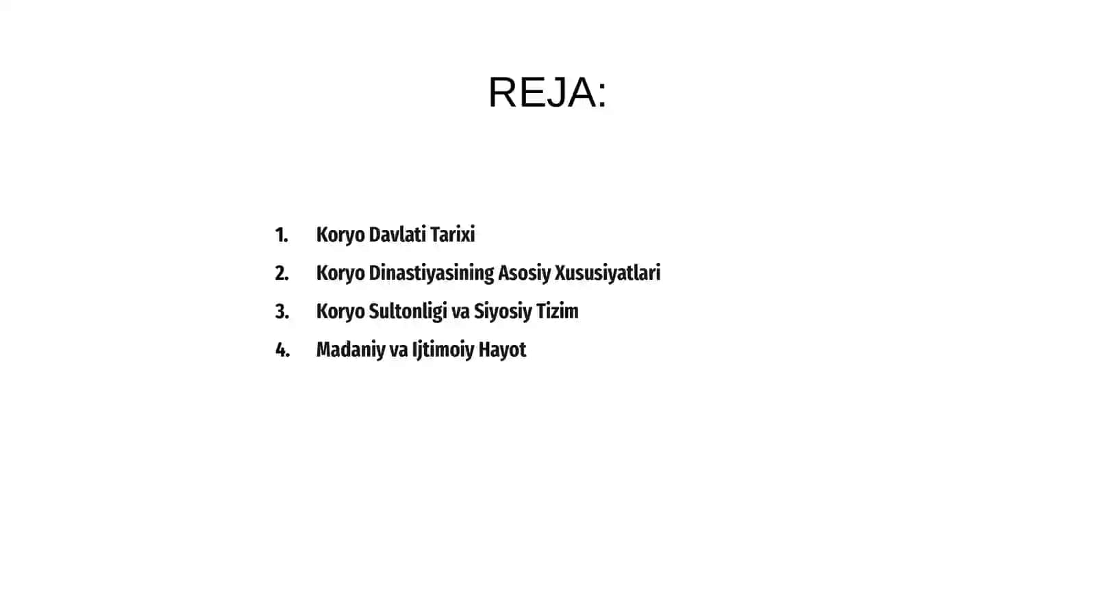 Koryo Davlati Tarixi 2